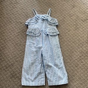 2T Blue & white stripe jumper